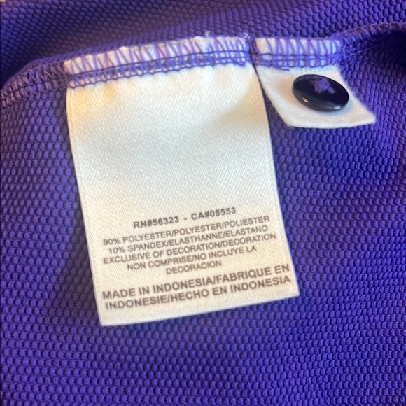 NWOT Nike purple LSU women’s dri-fit polo - Picture 5 of 5